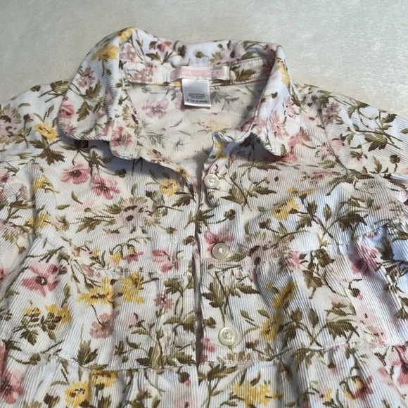 Janie and jack fall dress 3-6 months ! Beautiful flowers printed! - Picture 4 of 6